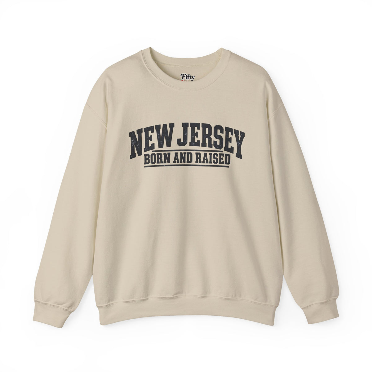 New Jersey Born and Raised Rugged Workwear Unisex Sweatshirt Graphic