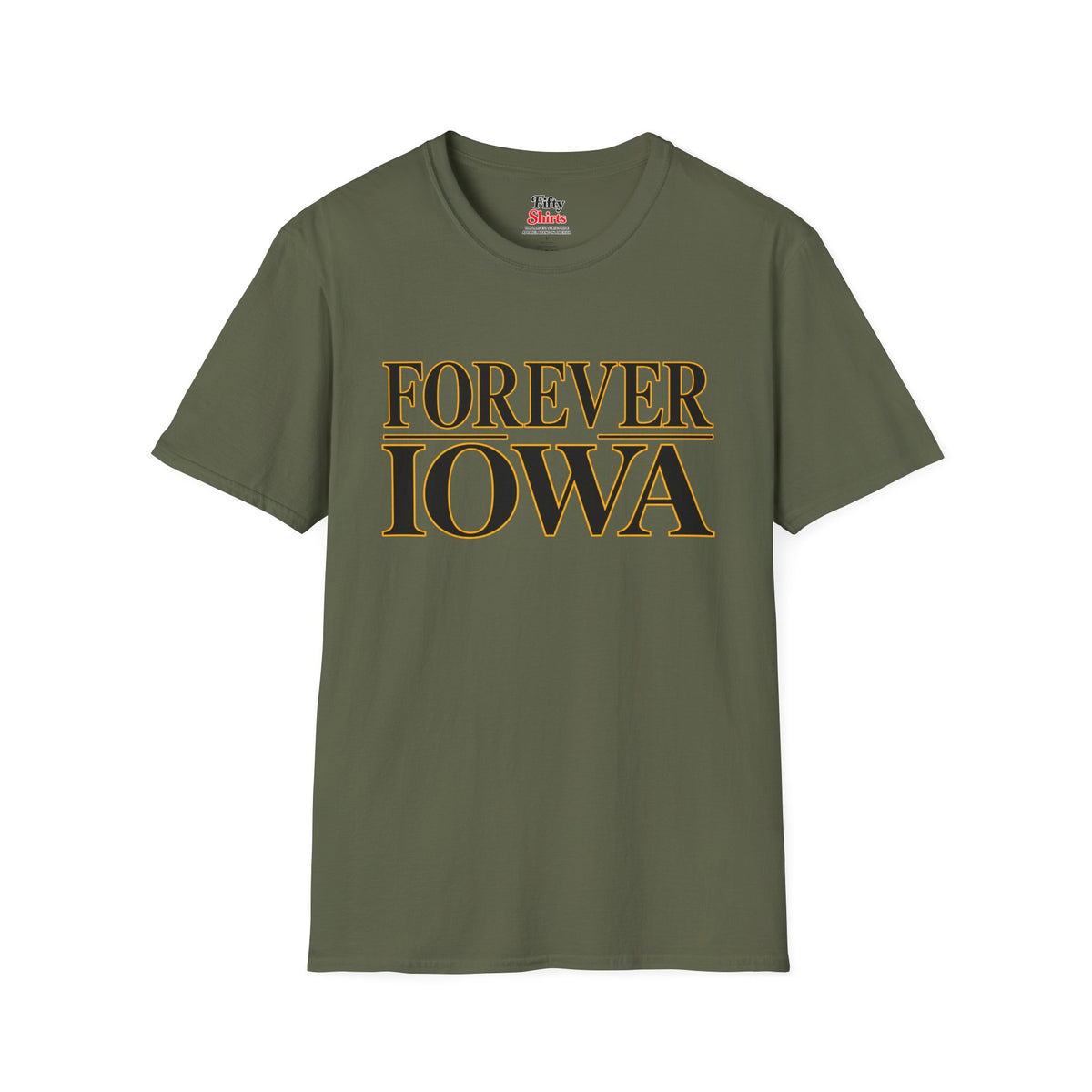 Forever Iowa Unisex Softstyle T Shirt State Name Graphic Tee