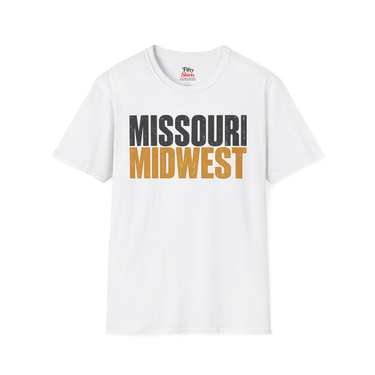 Missouri Midwest Unisex Softstyle T Shirt State Name Graphic Tee