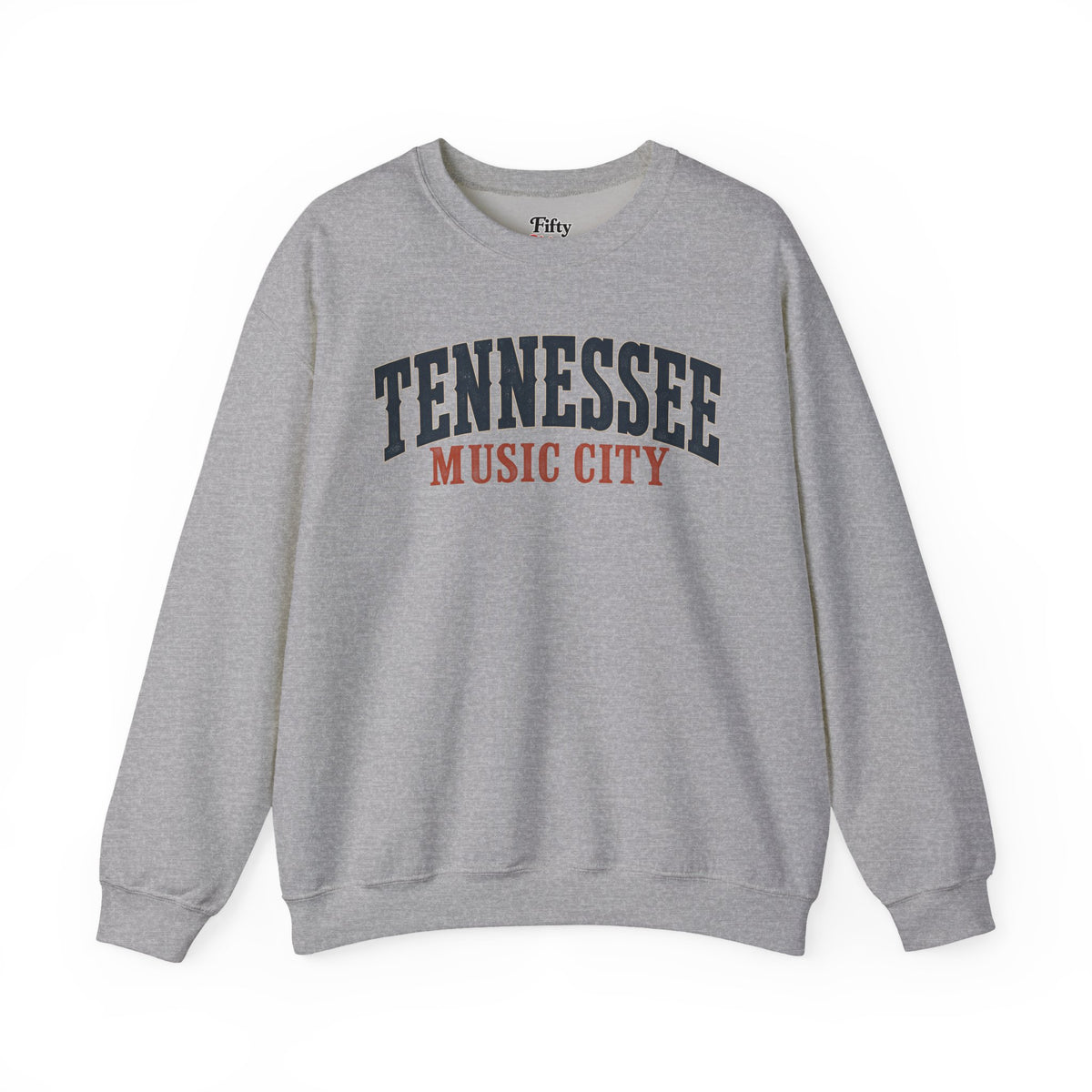 Tennessee Music City Unisex Crewneck Sweatshirt State Name Graphic