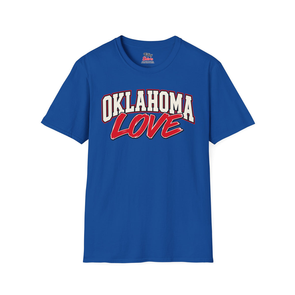 Oklahoma Love Unisex Softstyle T Shirt State Name Graphic Tee