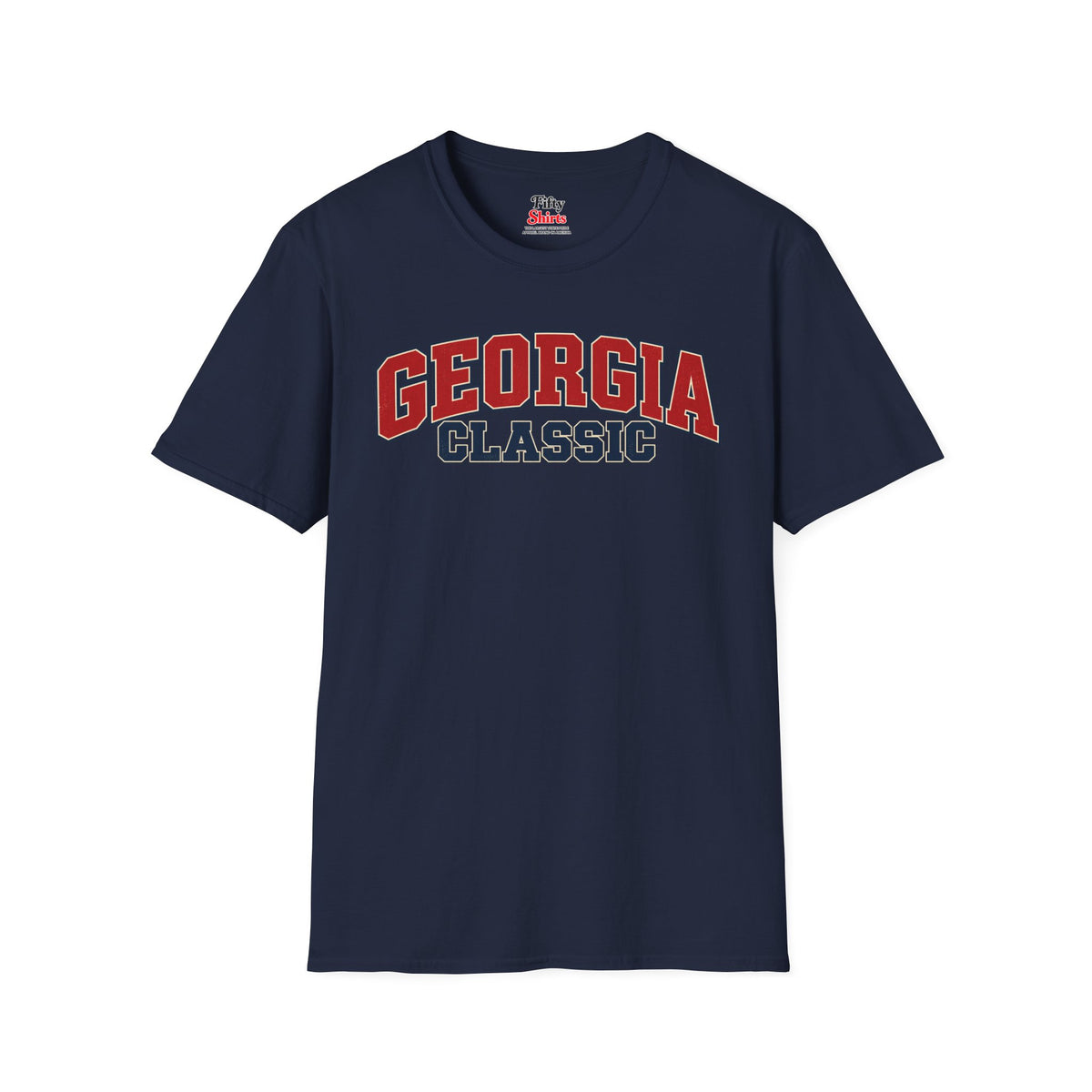 Georgia Classic Unisex Softstyle T Shirt State Name Graphic Tee