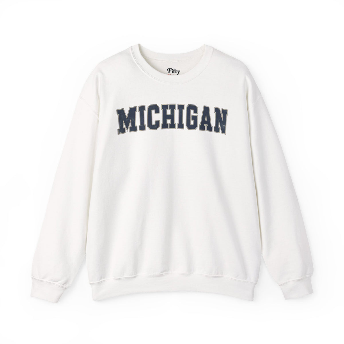 Michigan Unisex Crewneck Sweatshirt State Name Graphic