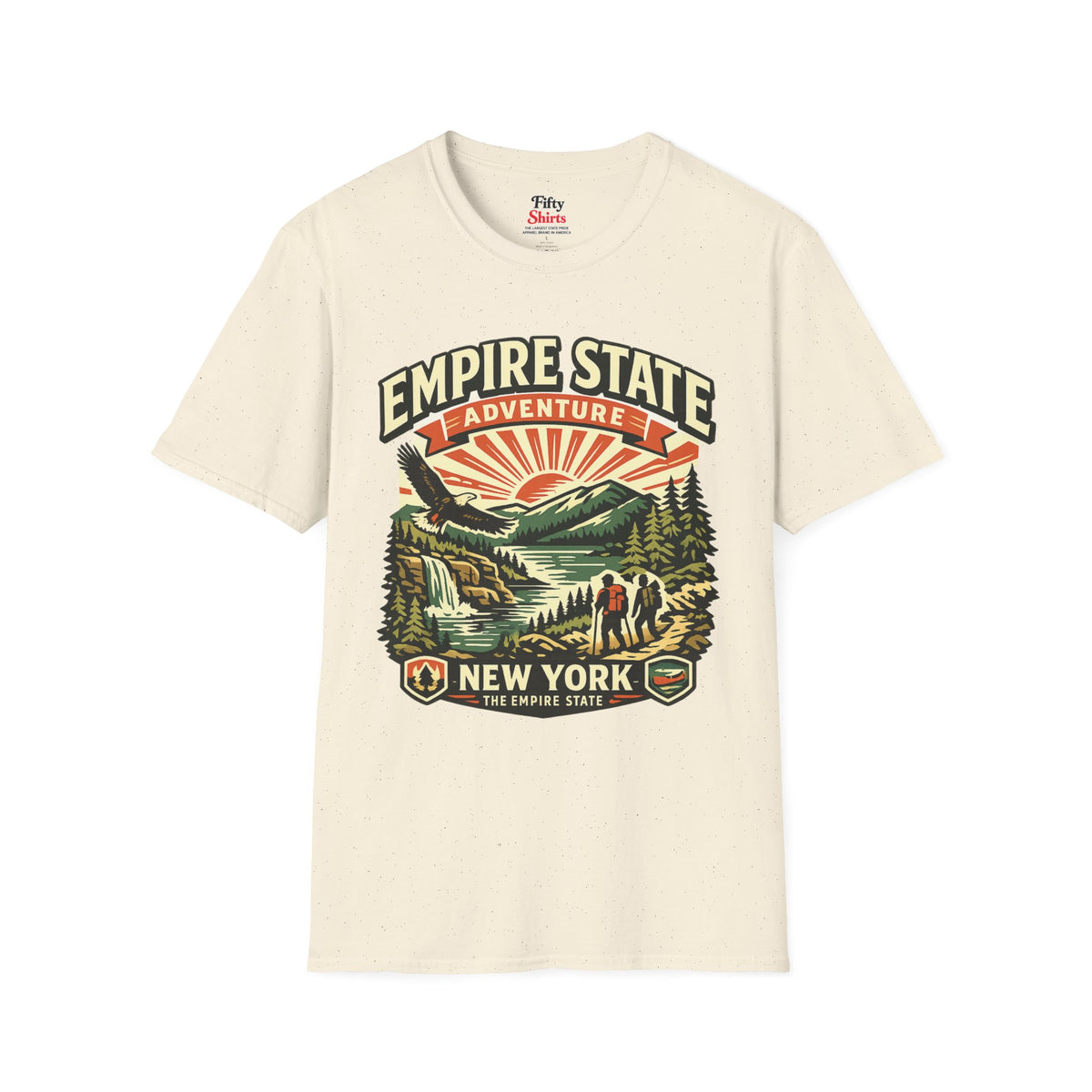 New York Empire State Unisex Softstyle T Shirt State Pride Graphic Tee Collections FS03