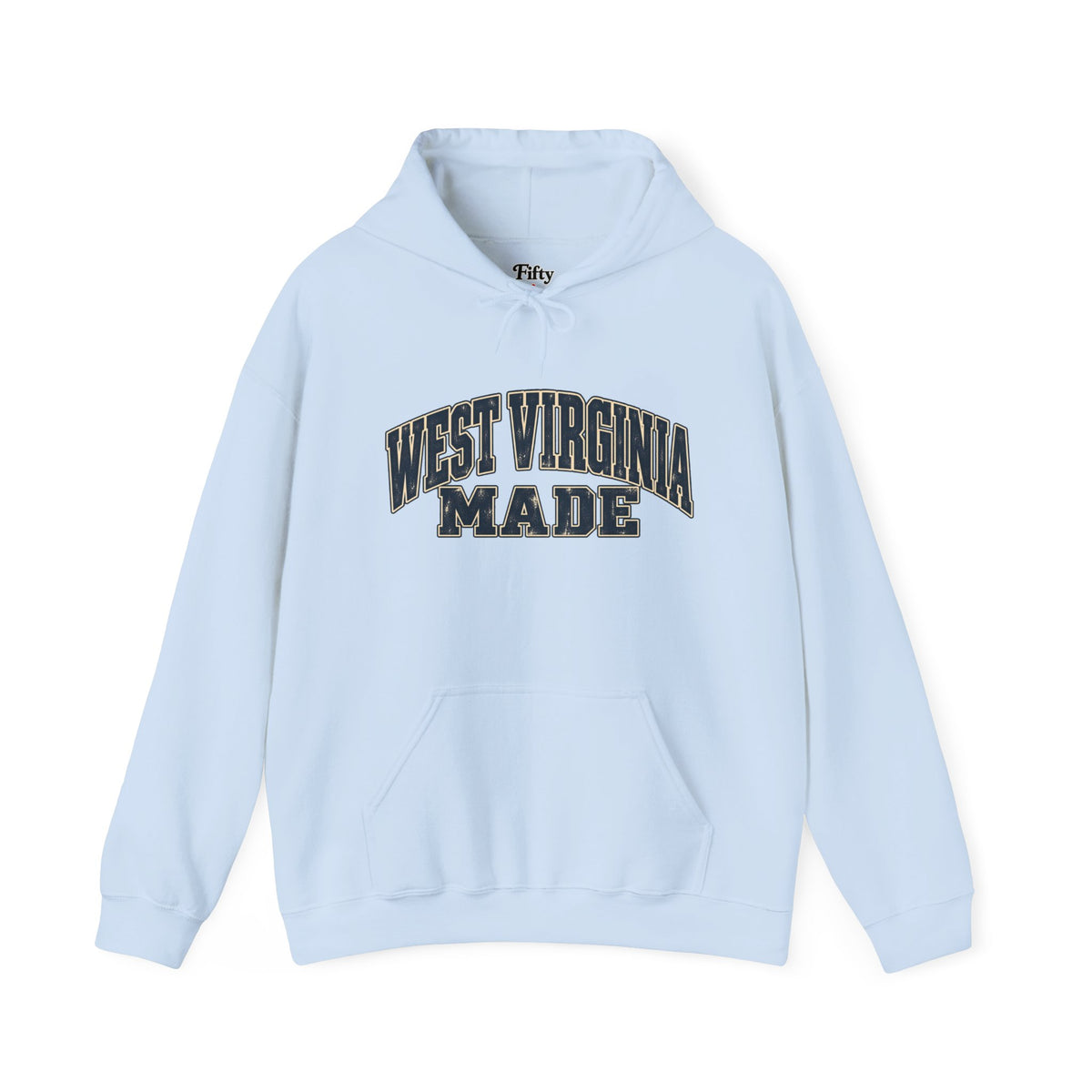 West Virginia Made Unisex Hoodie State Name Graphic