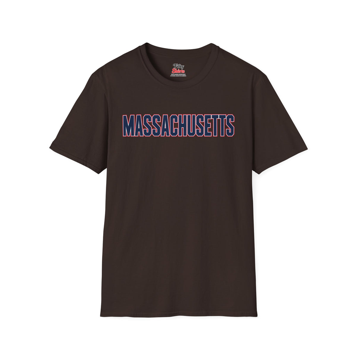 Massachusetts Unisex Softstyle T Shirt State Name Graphic Tee