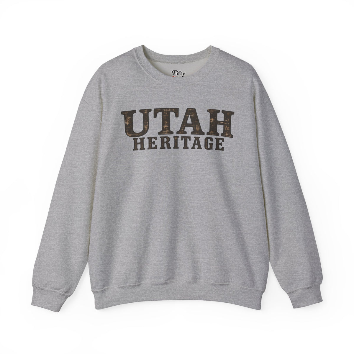 Utah Heritage Unisex Crewneck Sweatshirt State Name Graphic