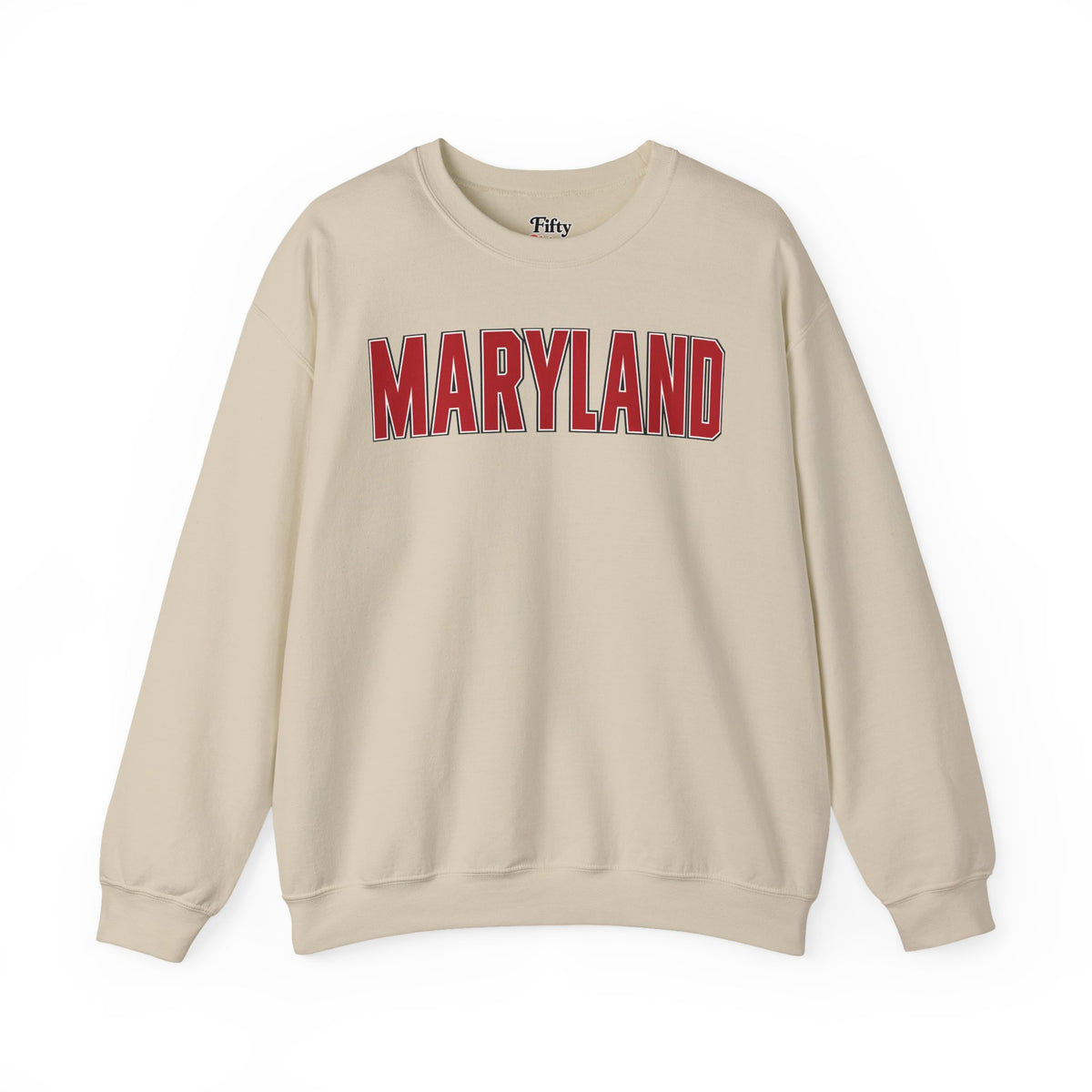 Maryland Unisex Crewneck Sweatshirt State Name Graphic