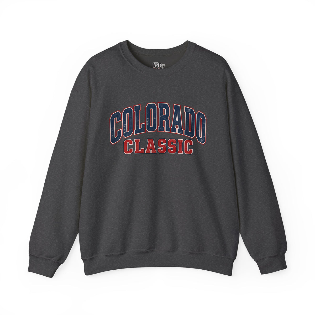 Colorado Classic Unisex Crewneck Sweatshirt State Name Graphic