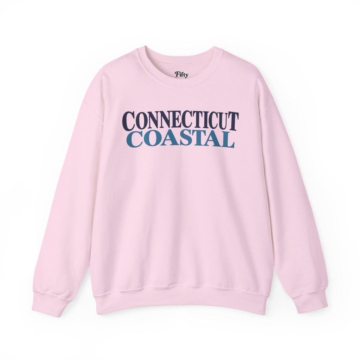 Connecticut Coastal Unisex Crewneck Sweatshirt State Name Graphic