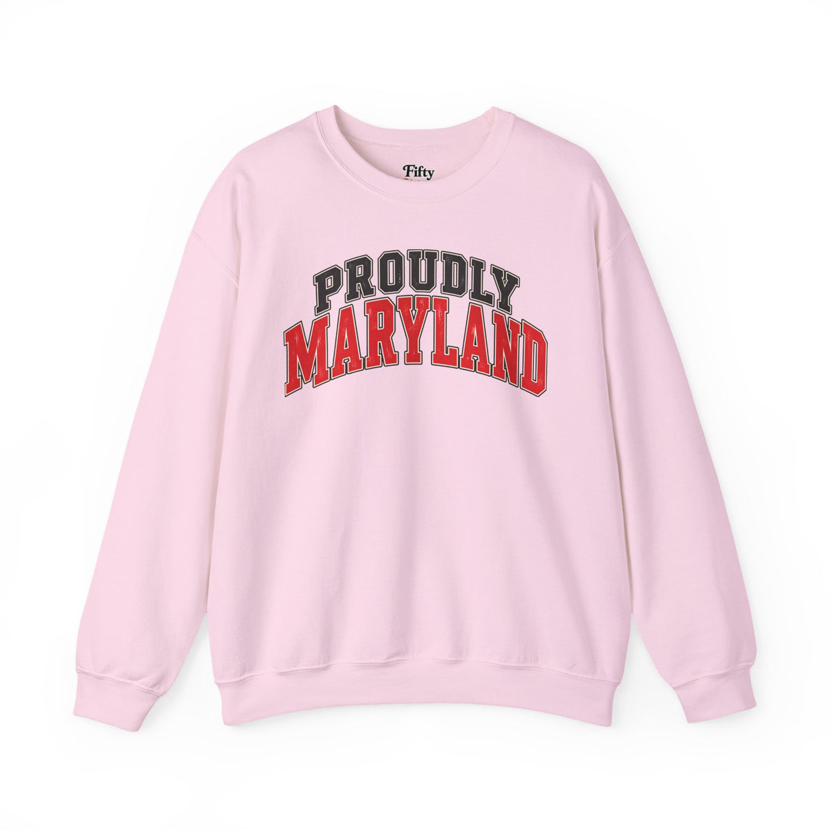 Proudly Maryland Unisex Crewneck Sweatshirt State Name Graphic