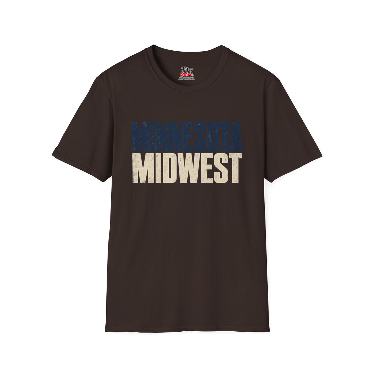 Minnesota Midwest Unisex Softstyle T Shirt State Name Graphic Tee