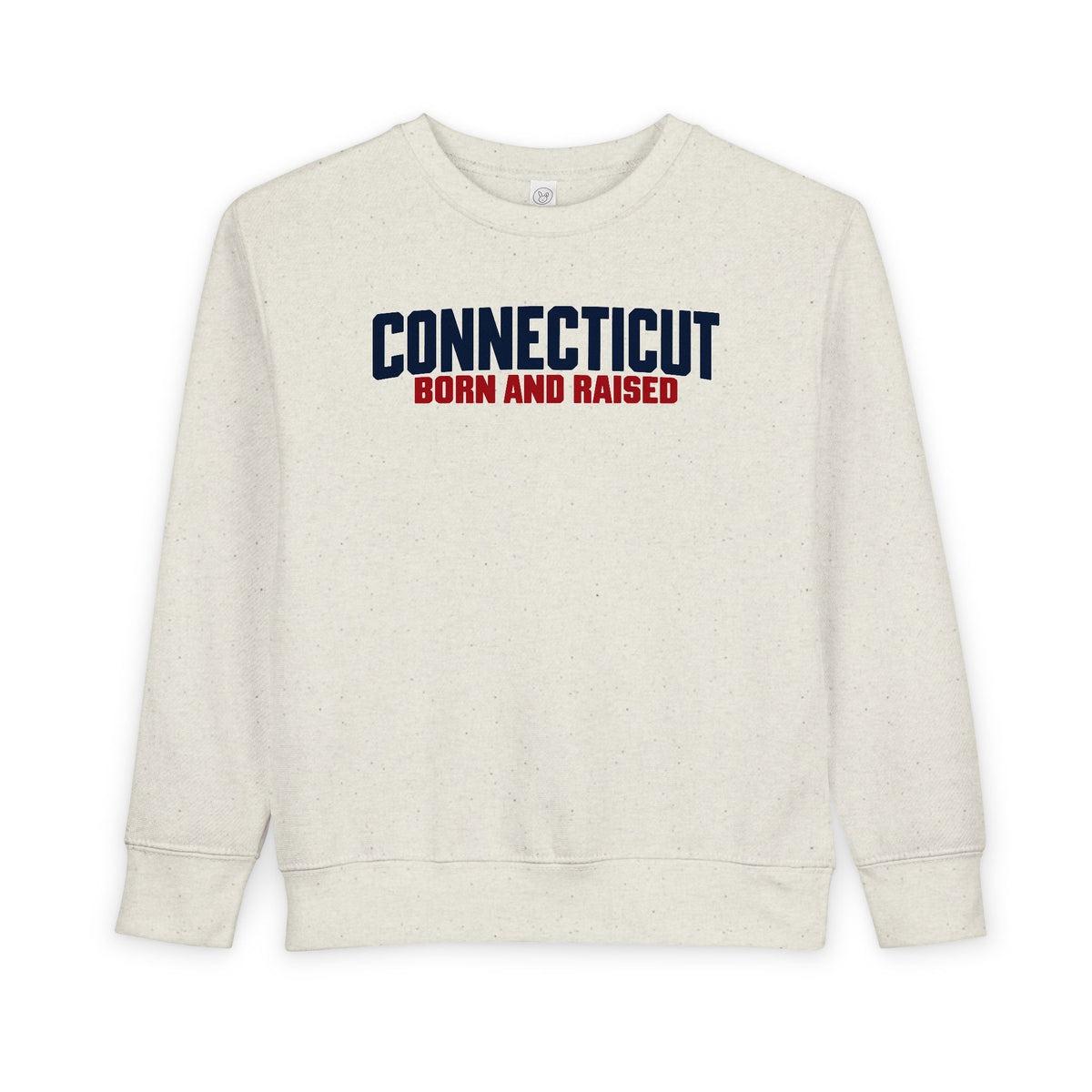 Connecticut Born and Raised Minimal Heritage Unisex Toddler Sweatshirt