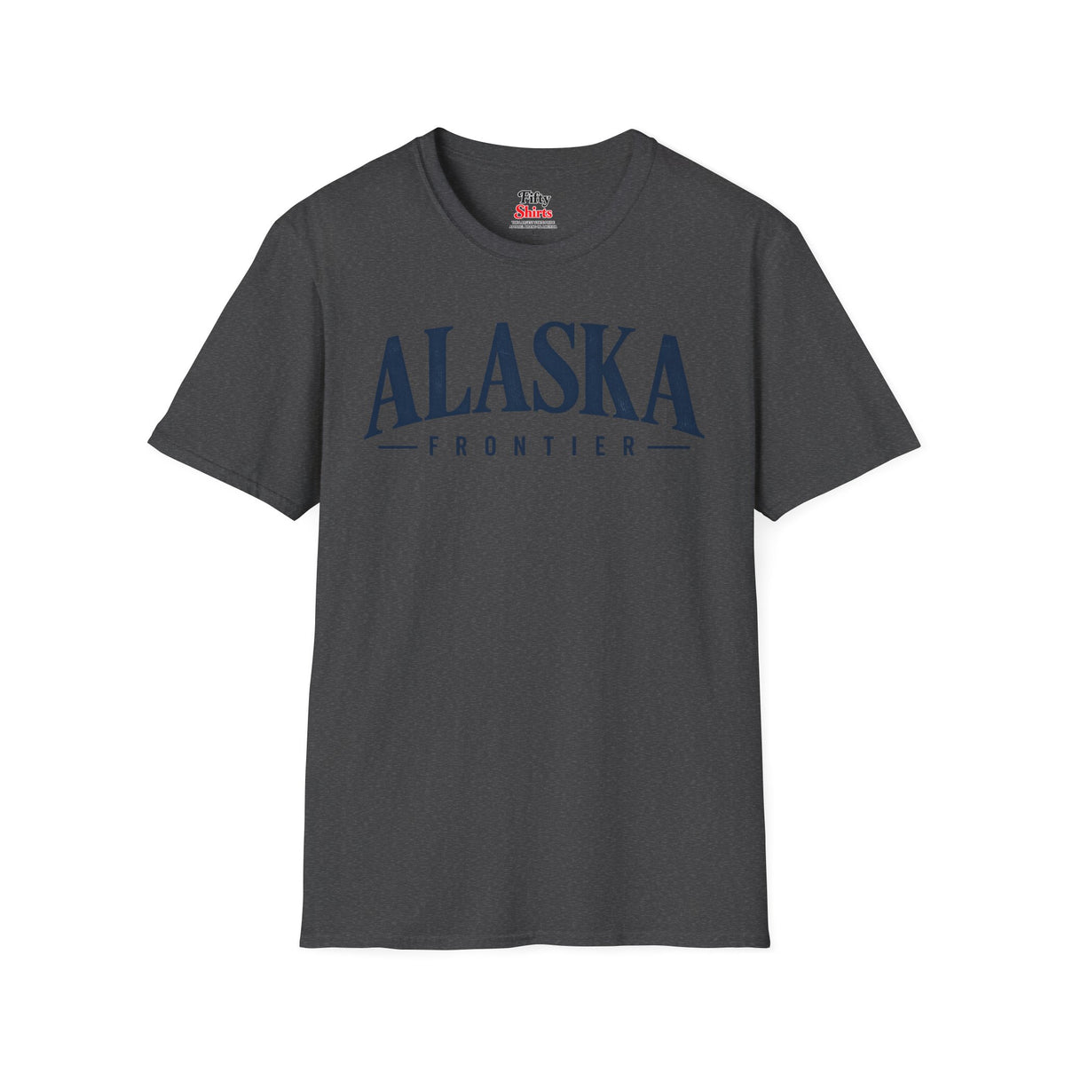 Alaska Frontier Unisex Softstyle T Shirt State Name Graphic Tee