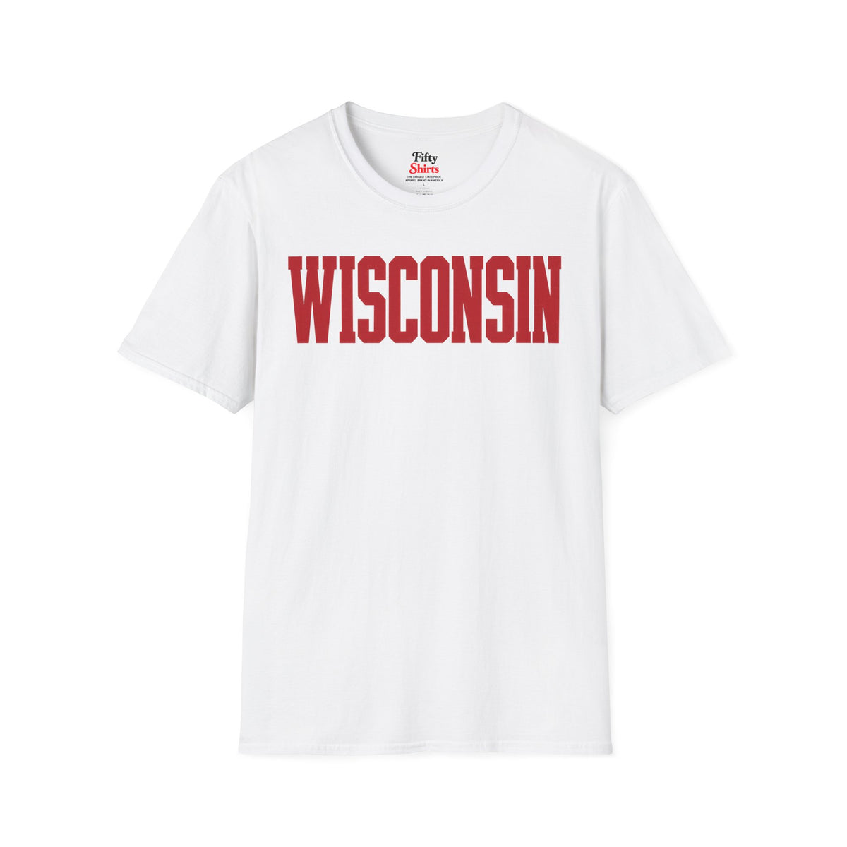 Wisconsin Unisex Softstyle T Shirt State Name Graphic Tee