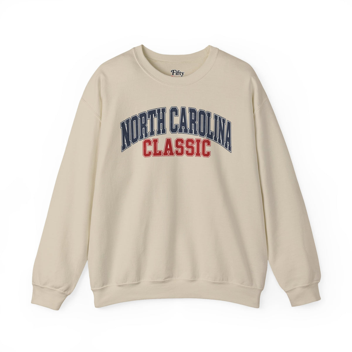 North Carolina Classic Unisex Crewneck Sweatshirt State Name Graphic
