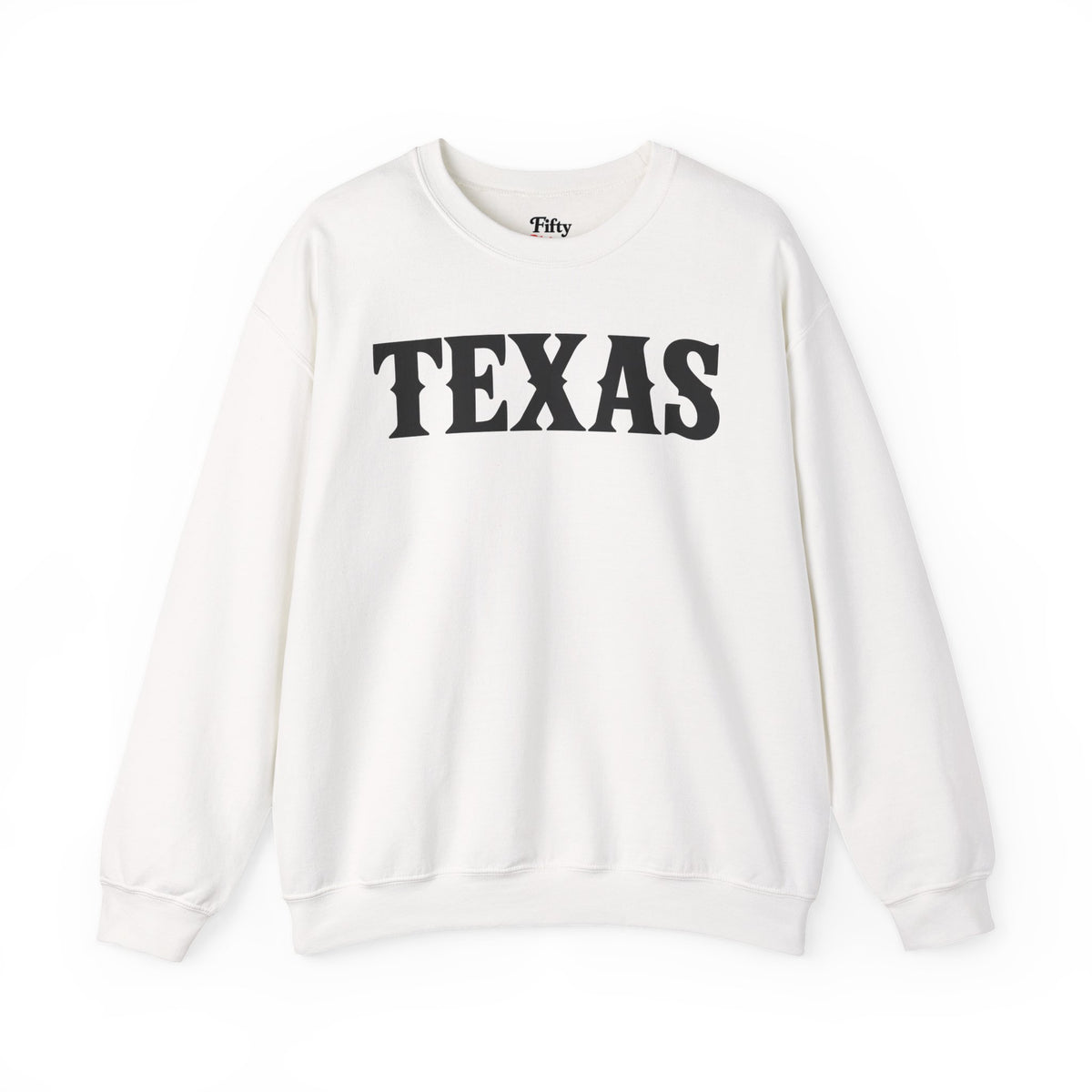 Texas Unisex Crewneck Sweatshirt State Name Graphic