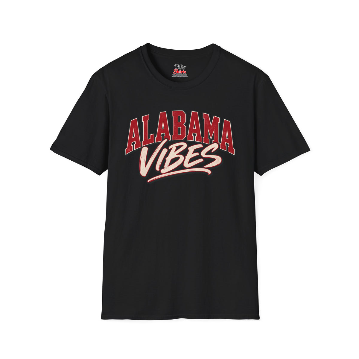 Alabama Vibes Unisex Softstyle T Shirt State Name Graphic Tee