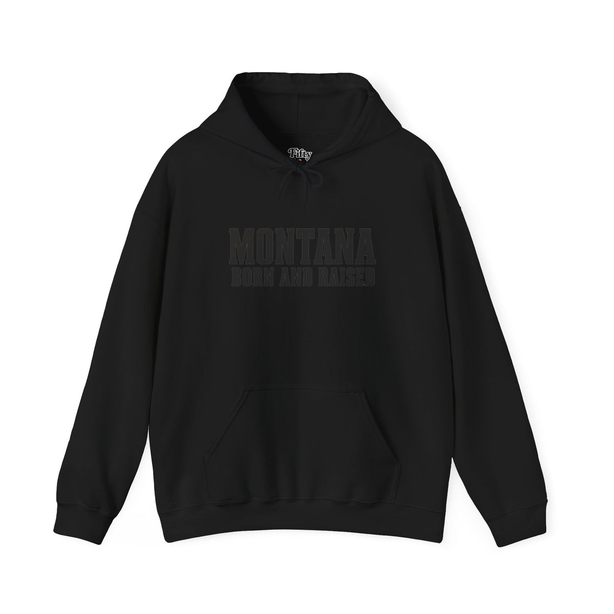 Montana Born and Raised Minimal Heritage Unisex Hoodie Graphic