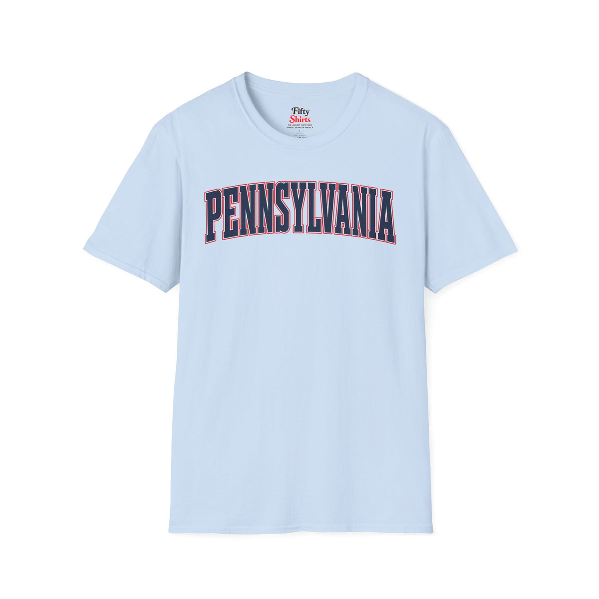 Pennsylvania Unisex Softstyle T Shirt State Name Graphic Tee