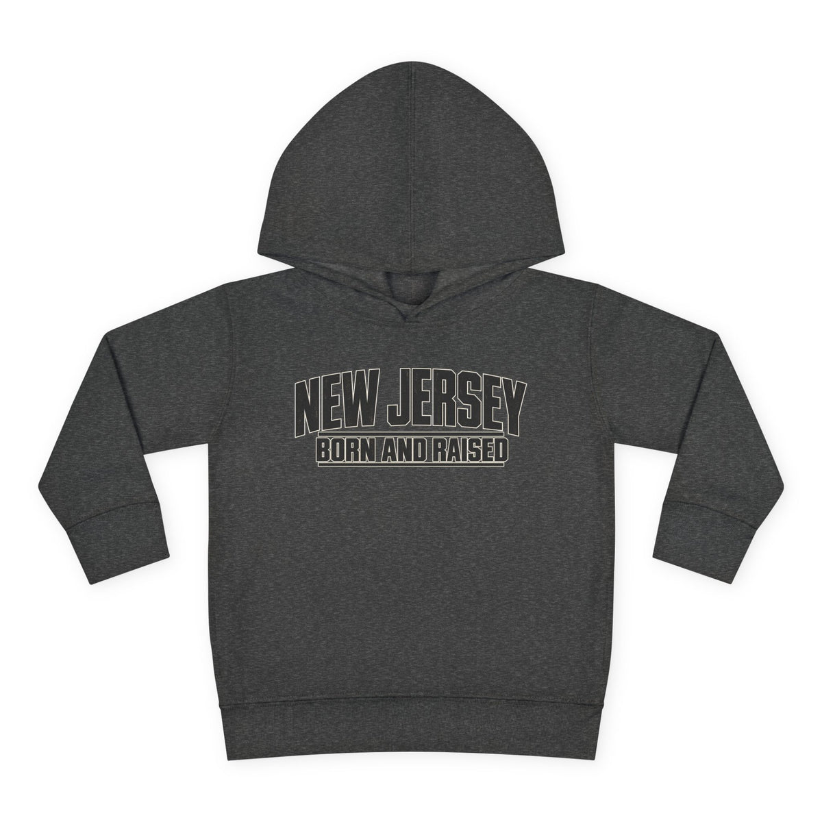 New Jersey Born and Raised Modern Streetwear Unisex Toddler Pullover Fleece Hoodie