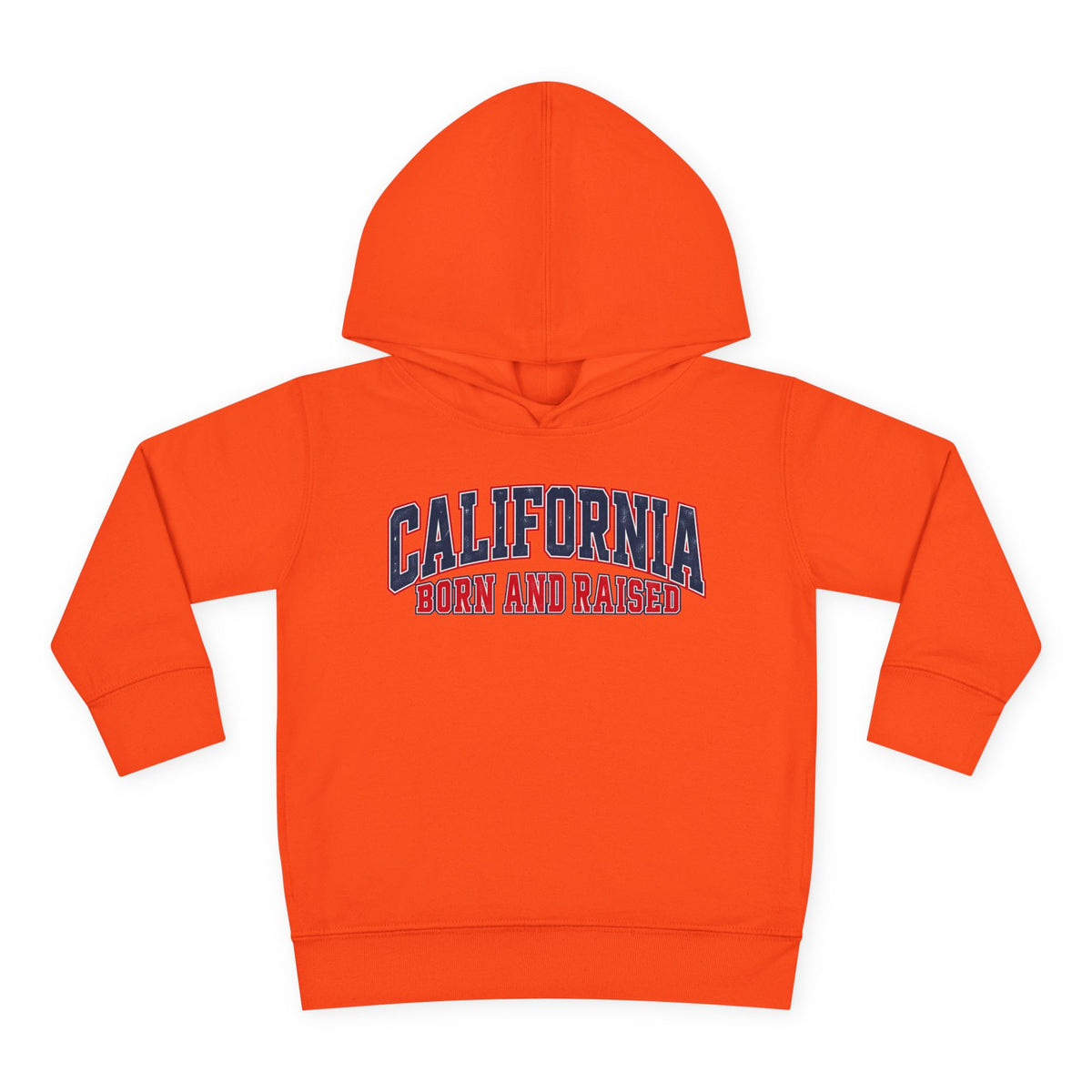California Born and Raised Vintage Athletic Heritage Unisex Toddler Pullover Fleece Hoodie