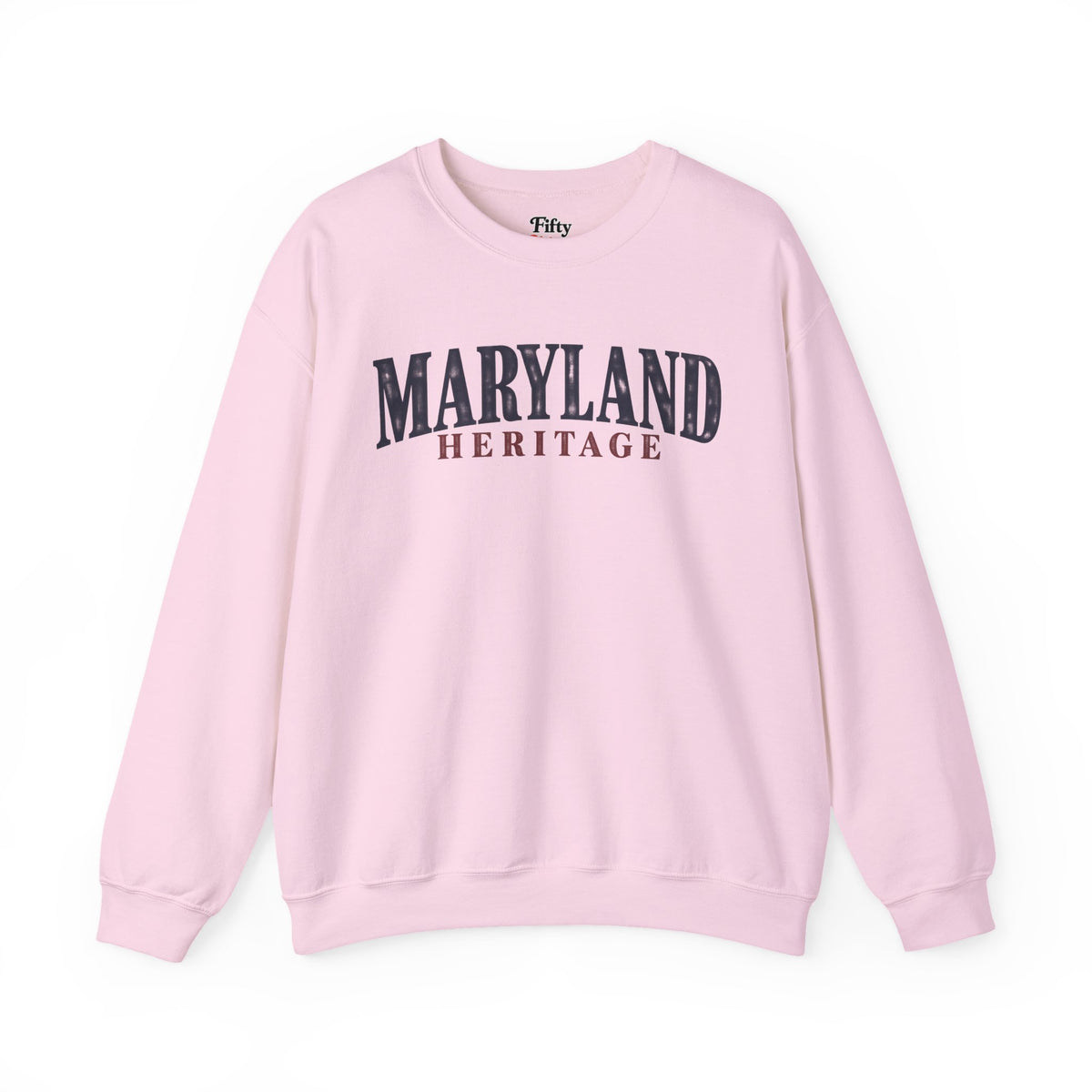 Maryland Heritage Unisex Crewneck Sweatshirt State Name Graphic
