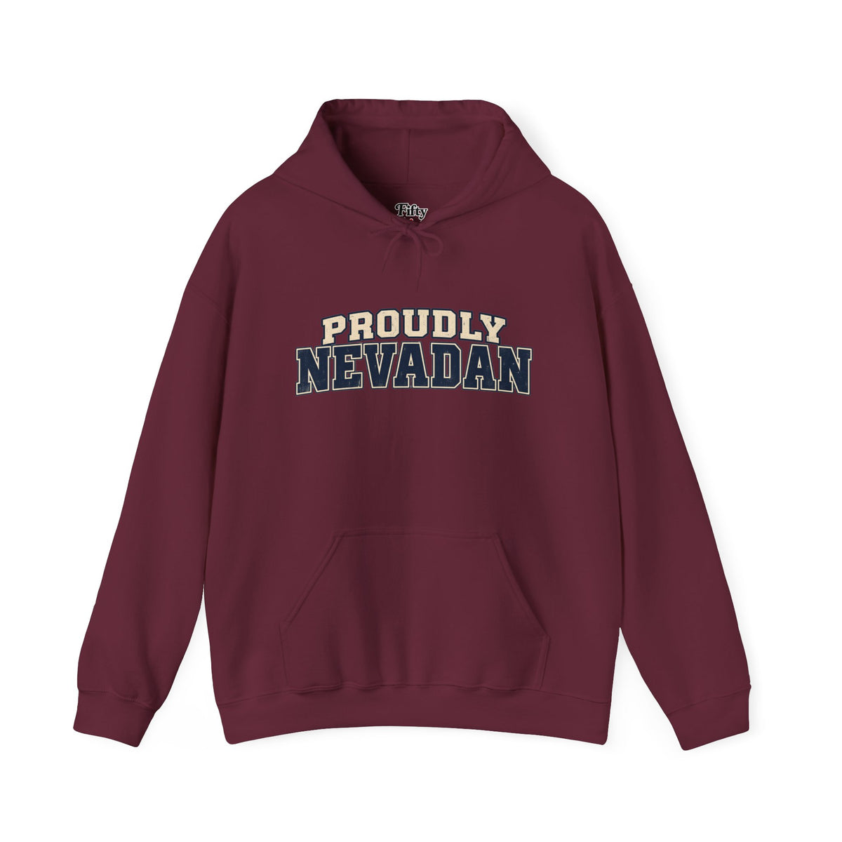 Proudly Nevadan Nevada Unisex Hoodie State Name Graphic