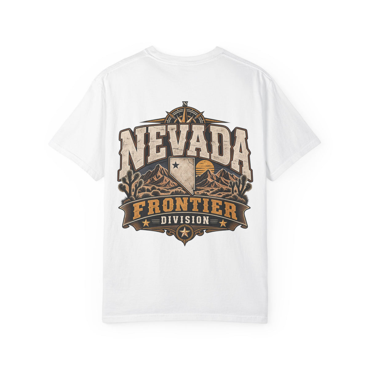 Nevada Frontier Division Unisex Comfort Color 1717 Streetwear Graphic Tee