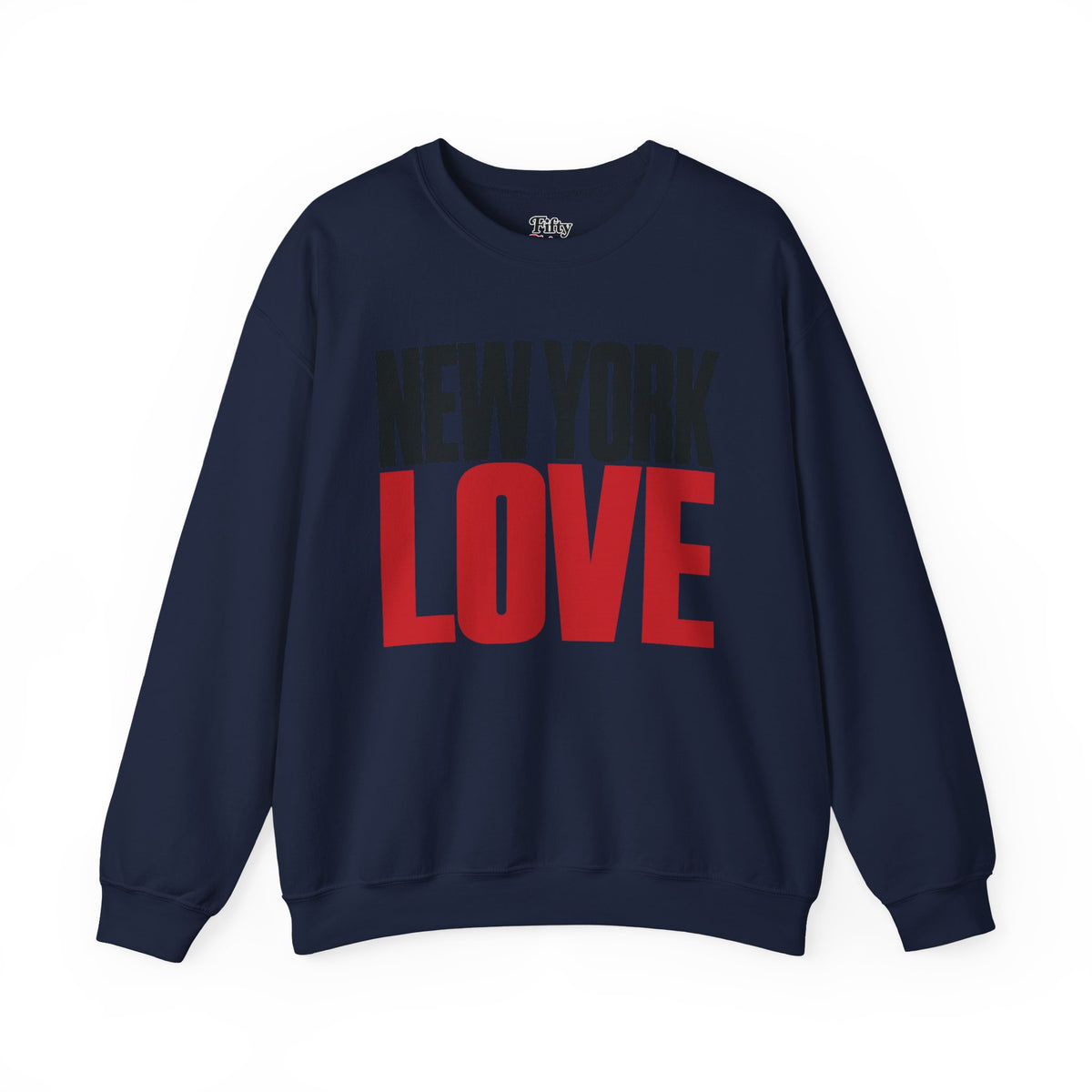 New York Love Unisex Crewneck Sweatshirt State Name Graphic