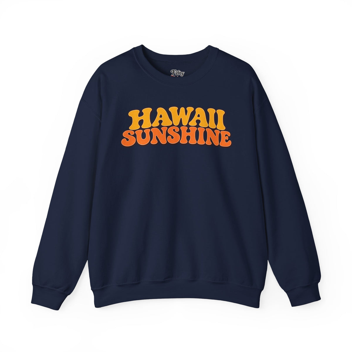 Hawaii Sunshine Unisex Crewneck Sweatshirt State Name Graphic