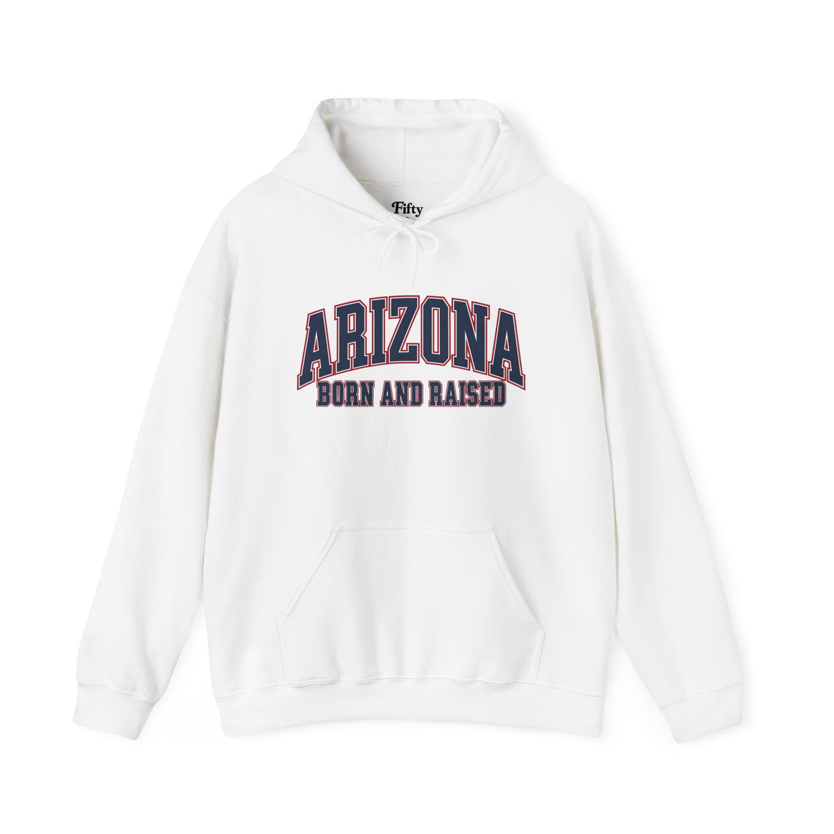 Arizona Born and Raised Classic Collegiate Unisex Hoodie Graphic