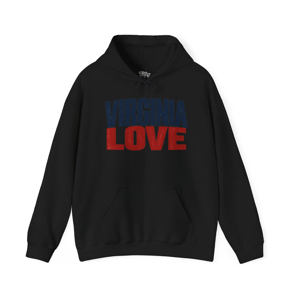 Virginia Love Unisex Hoodie State Name Graphic