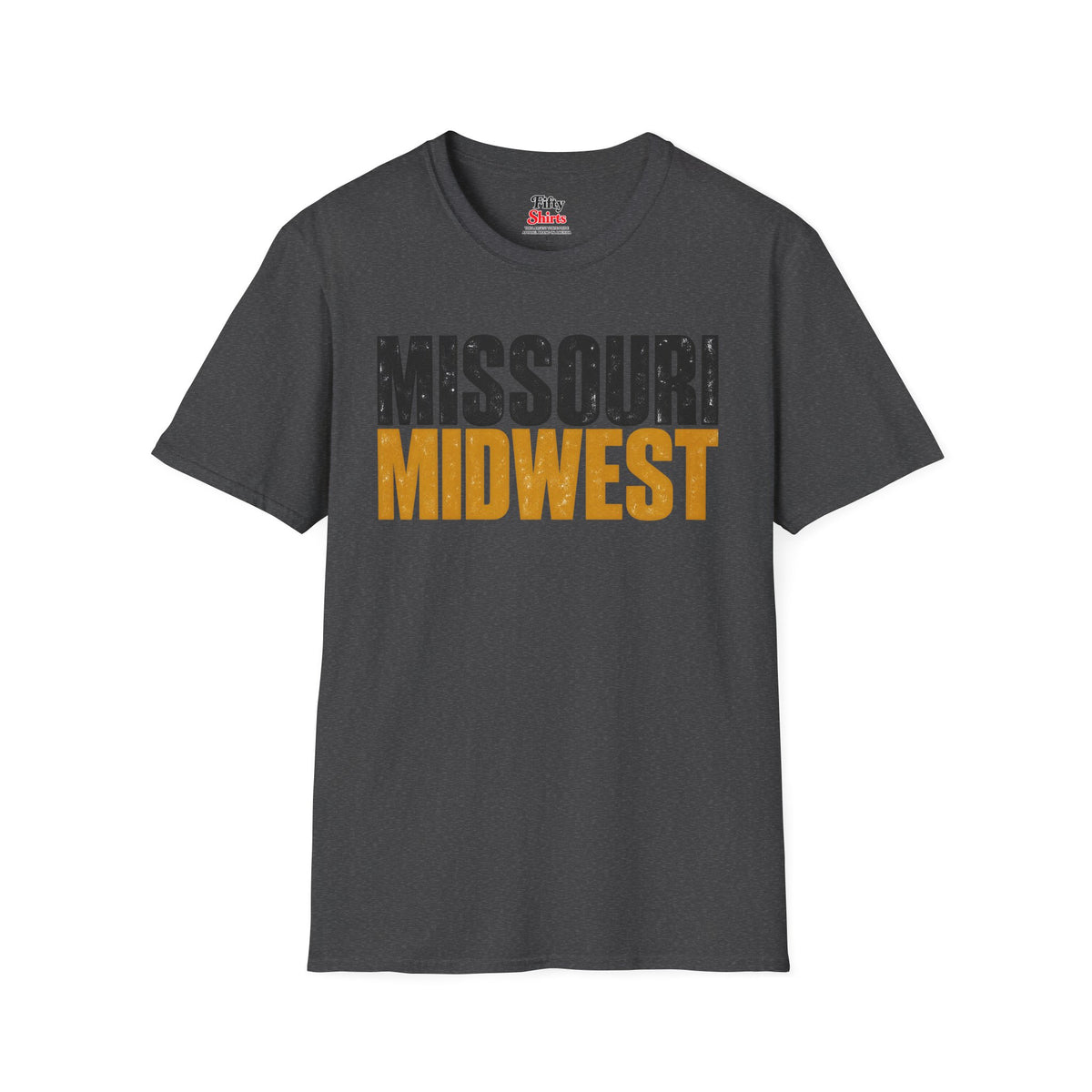 Missouri Midwest Unisex Softstyle T Shirt State Name Graphic Tee