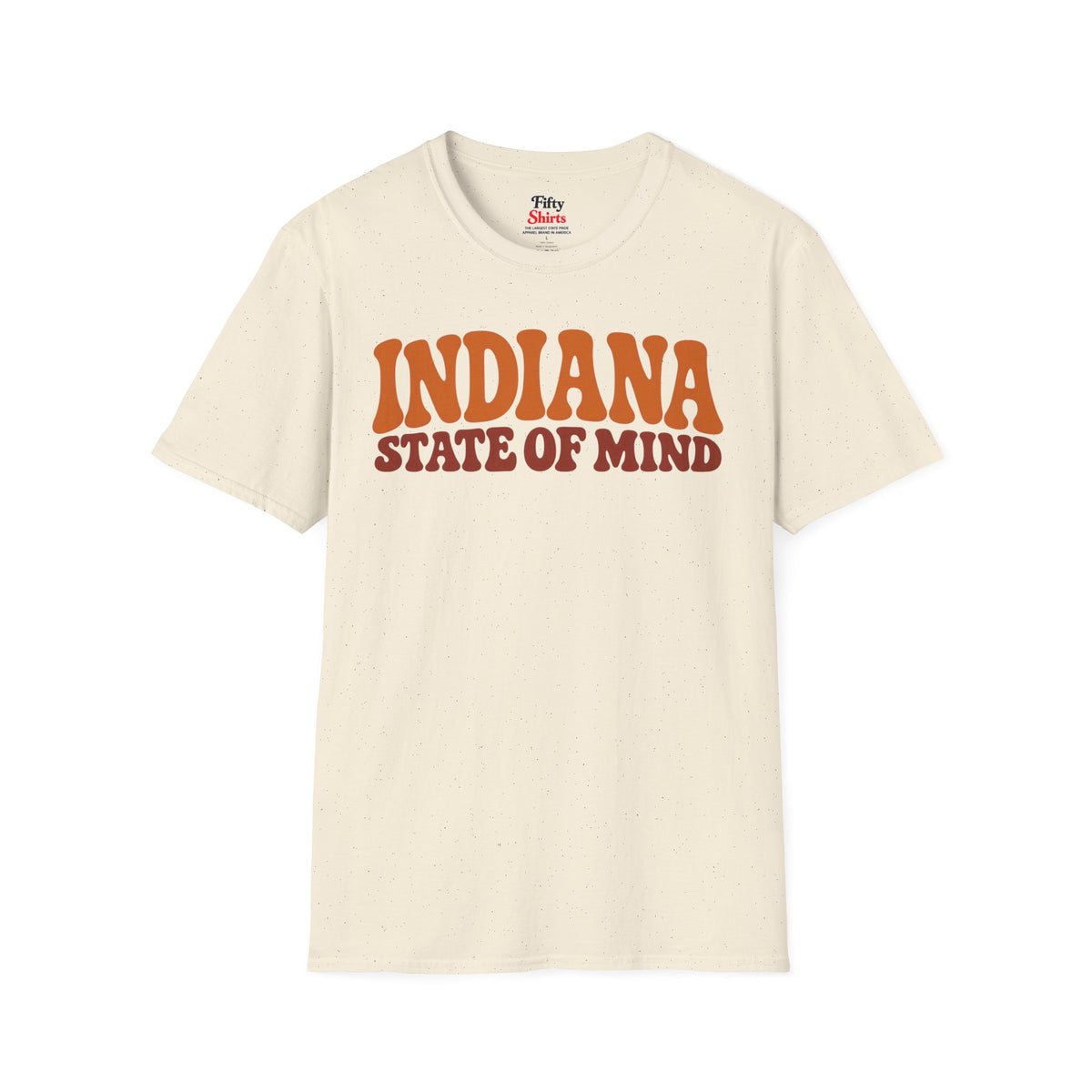 Indiana State of Mind Unisex Softstyle T Shirt State Name Graphic Tee