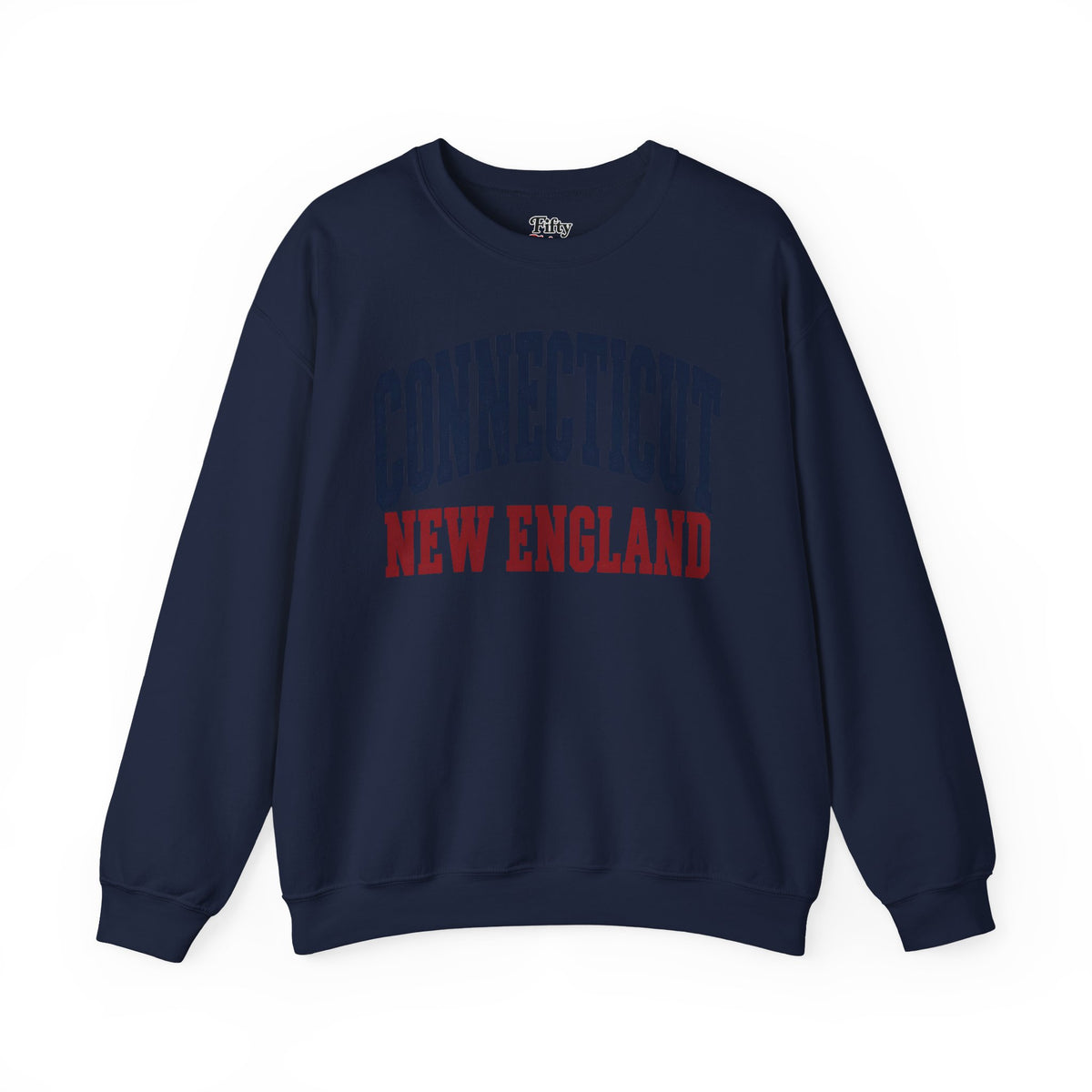Connecticut New England Unisex Crewneck Sweatshirt State Name Graphic