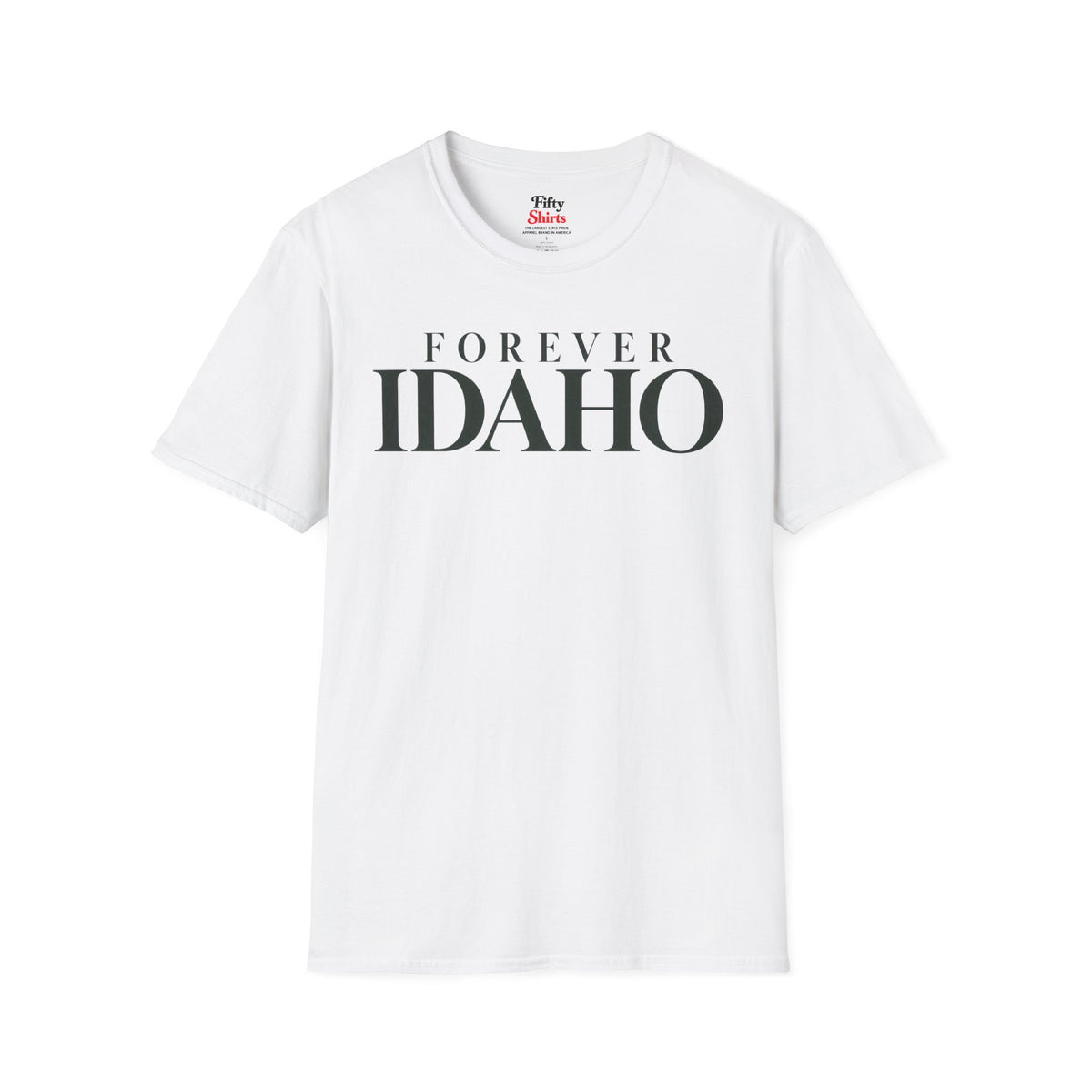 Forever Idaho Unisex Softstyle T Shirt State Name Graphic Tee
