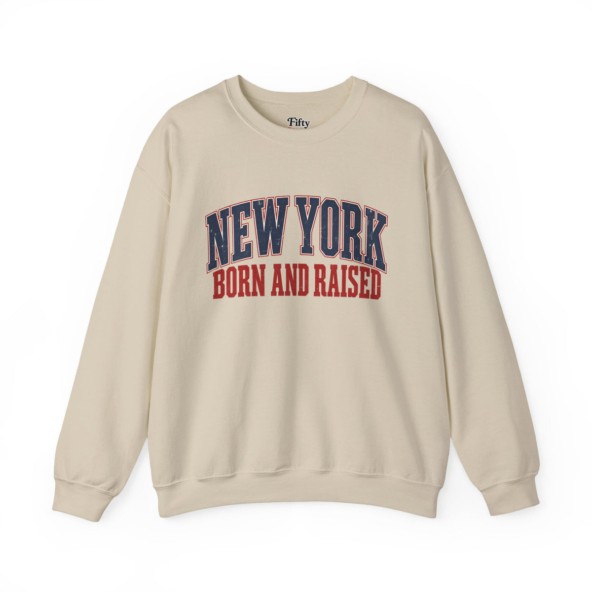 New York Born and Raised Old-School Americana Unisex Sweatshirt Graphic