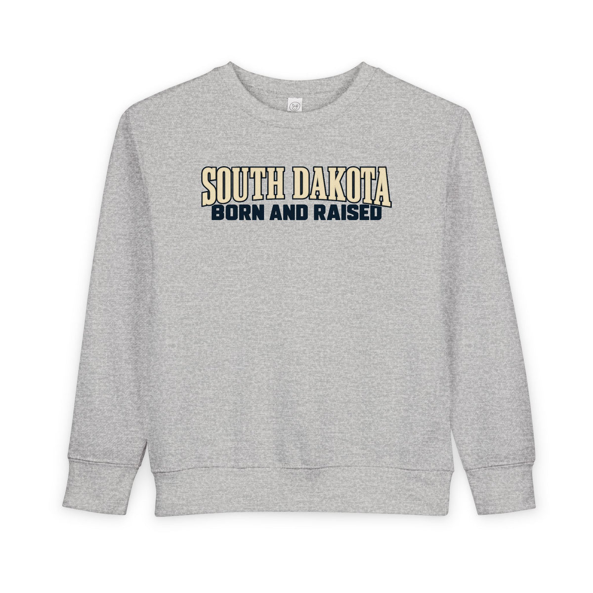 South Dakota Born and Raised Premium Heritage Unisex Toddler Sweatshirt