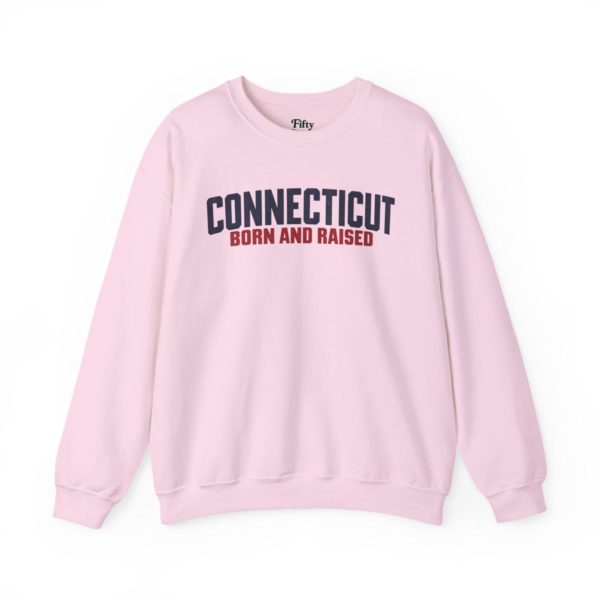 Connecticut Born and Raised Minimal Heritage Unisex Sweatshirt Graphic