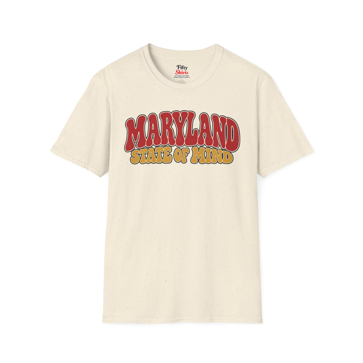 Maryland State of Mind Unisex Softstyle T Shirt State Name Graphic Tee
