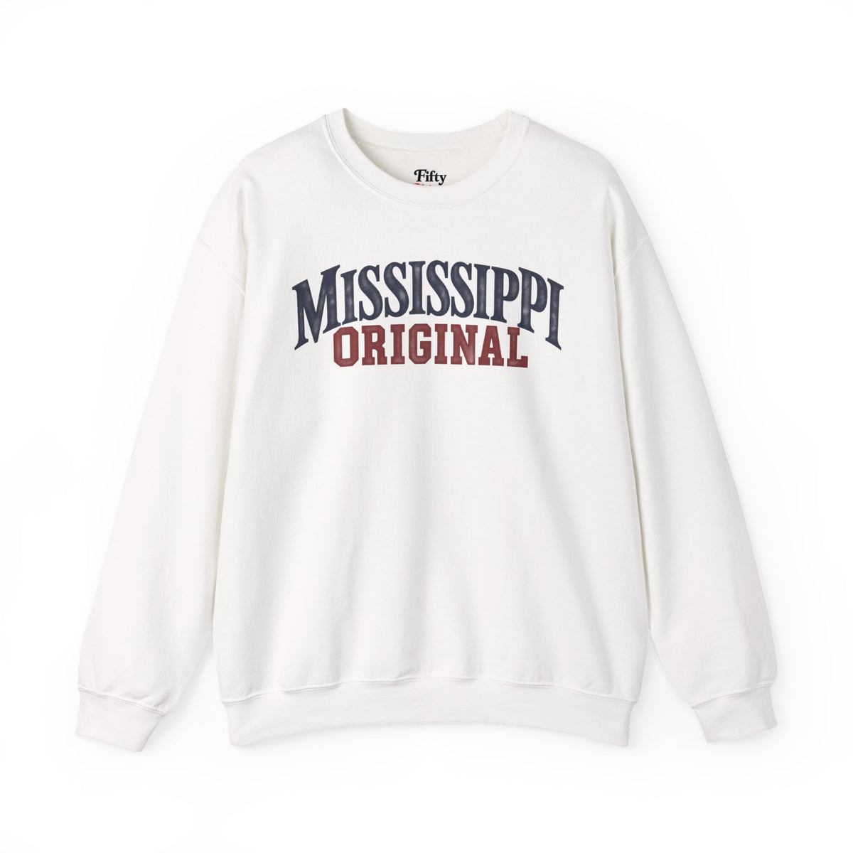 Mississippi Original Unisex Crewneck Sweatshirt State Name Graphic