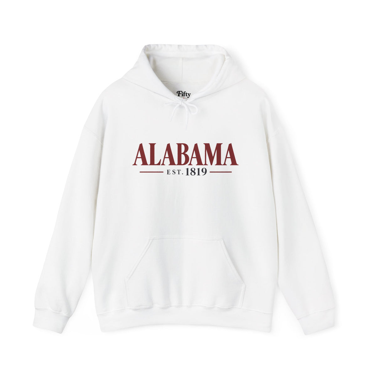 Alabama Est 1819 Unisex Hoodie State Name Graphic