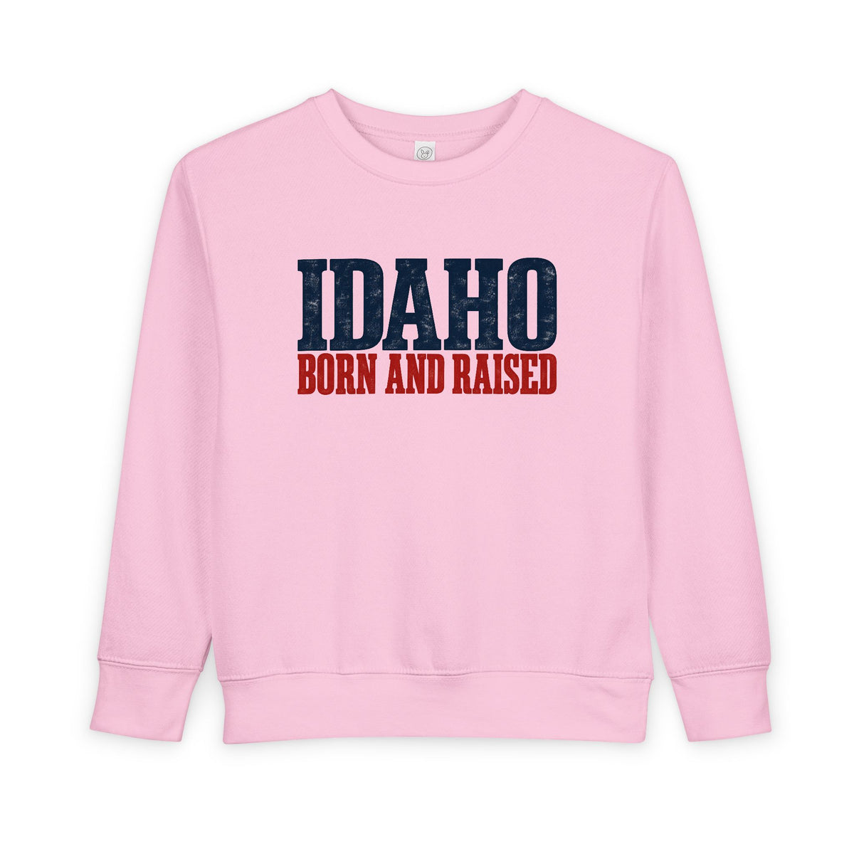 Idaho Born and Raised Classic Heritage Unisex Toddler Sweatshirt