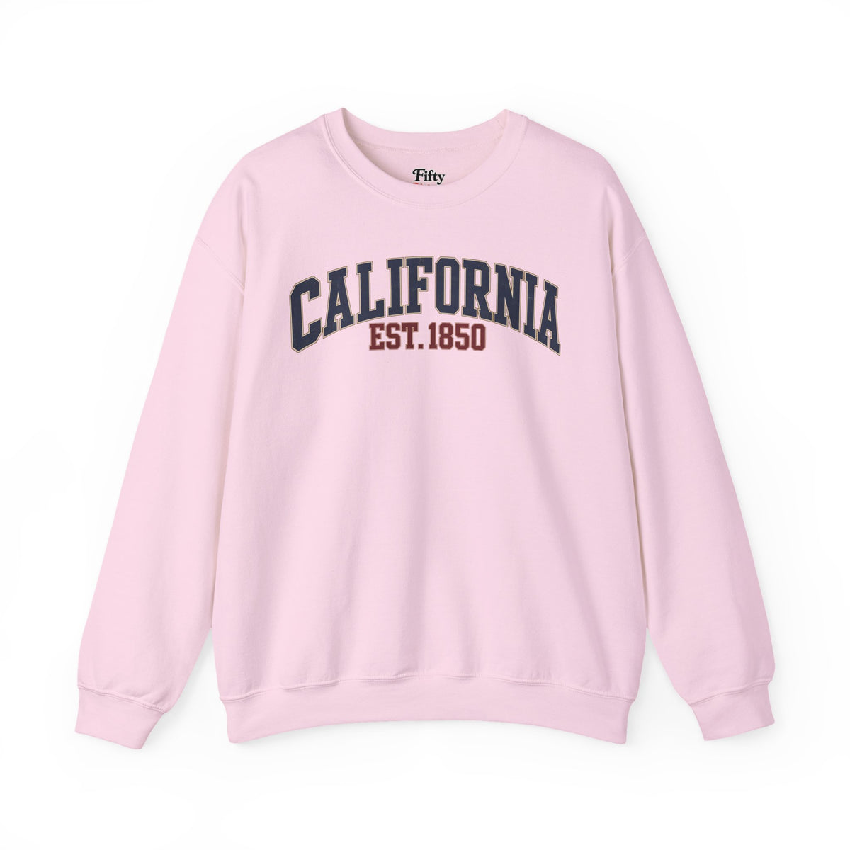 California Est. 1850 Unisex Crewneck Sweatshirt State Name Graphic