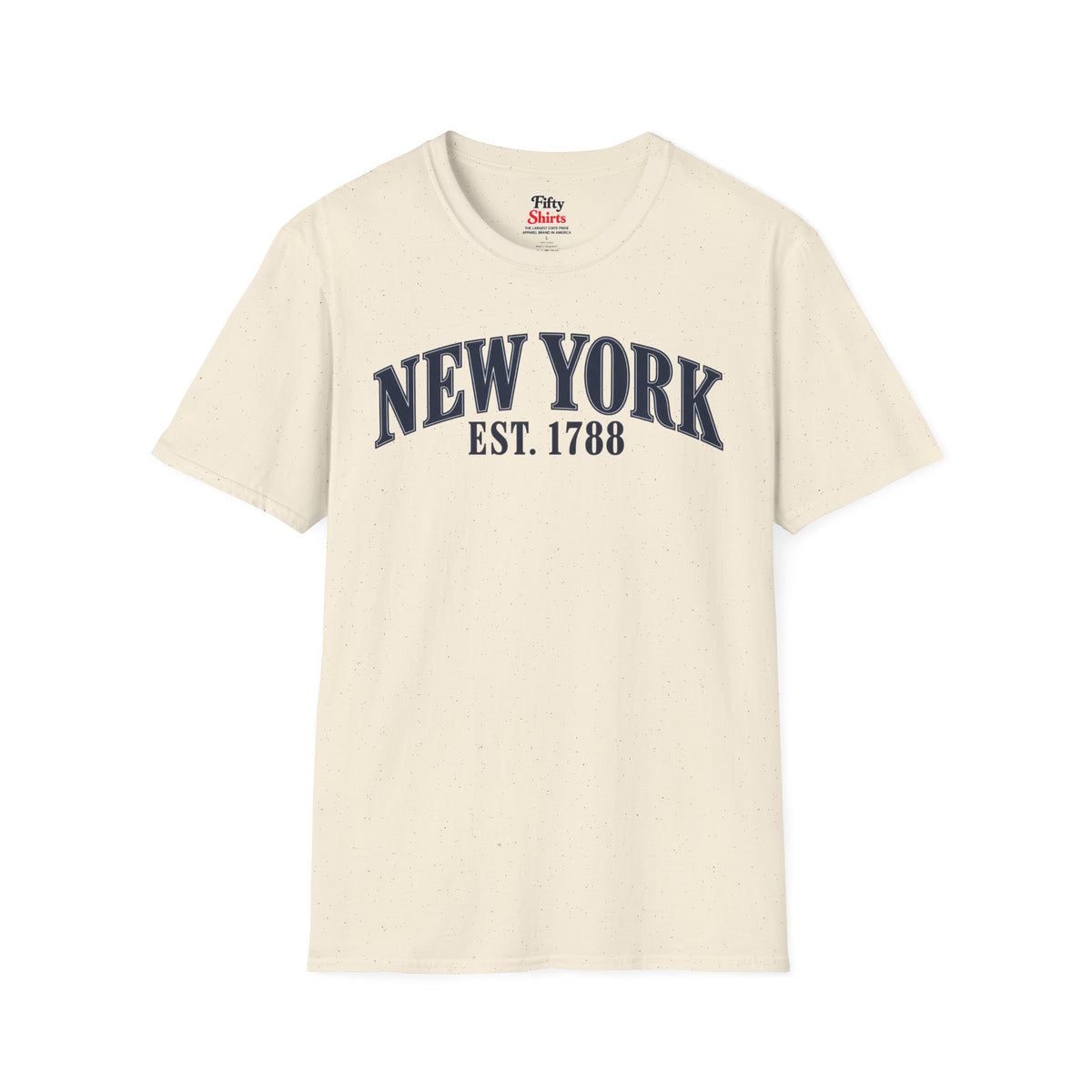 New York Est.1788 Unisex Softstyle T Shirt State Name Graphic Tee