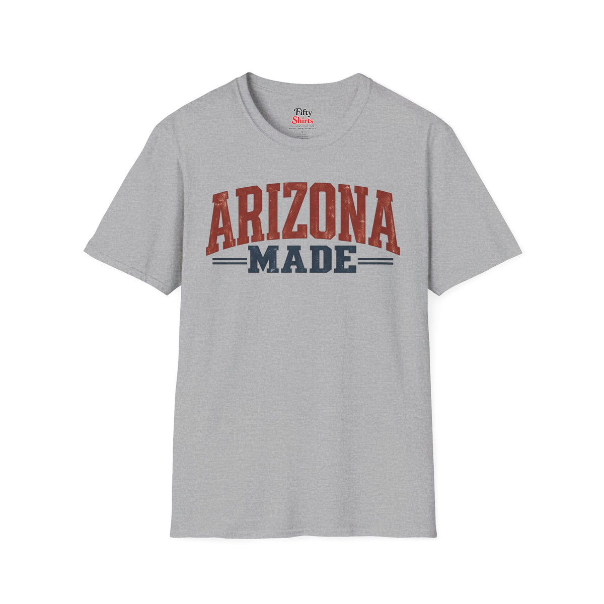 Arizona Made Unisex Softstyle T Shirt State Name Graphic Tee