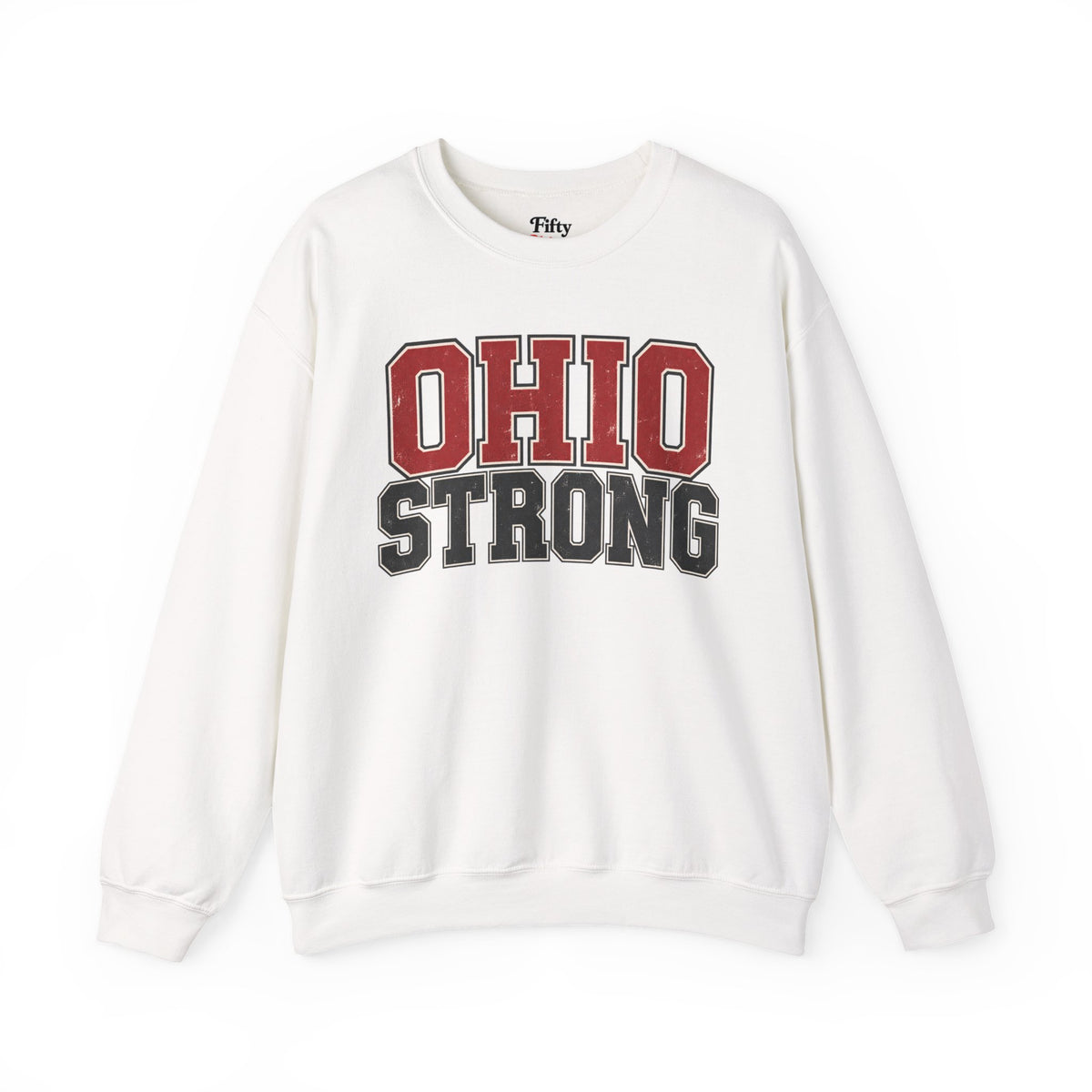 Ohio Strong Unisex Crewneck Sweatshirt State Name Graphic