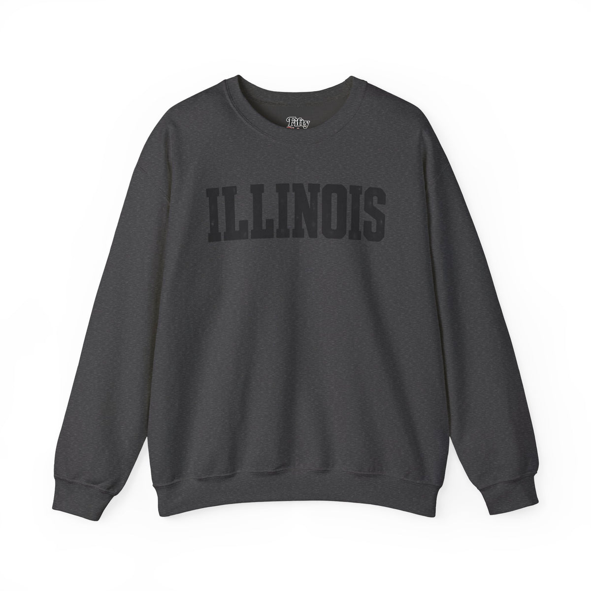 Illinois Unisex Crewneck Sweatshirt State Name Graphic
