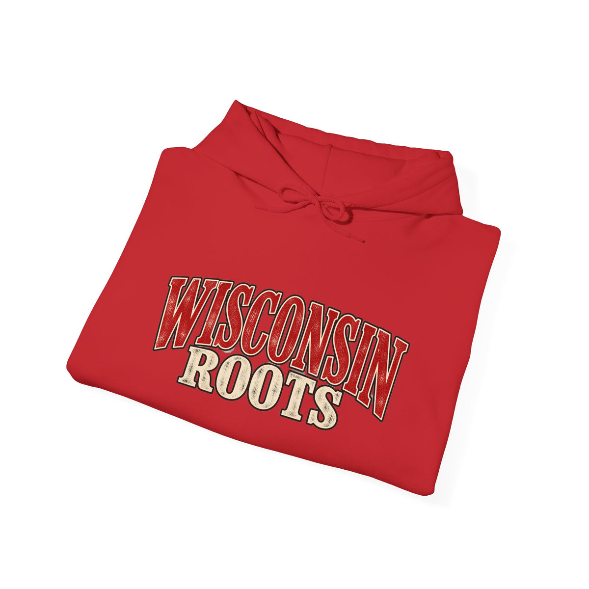 Wisconsin Roots Unisex Hoodie State Name Graphic